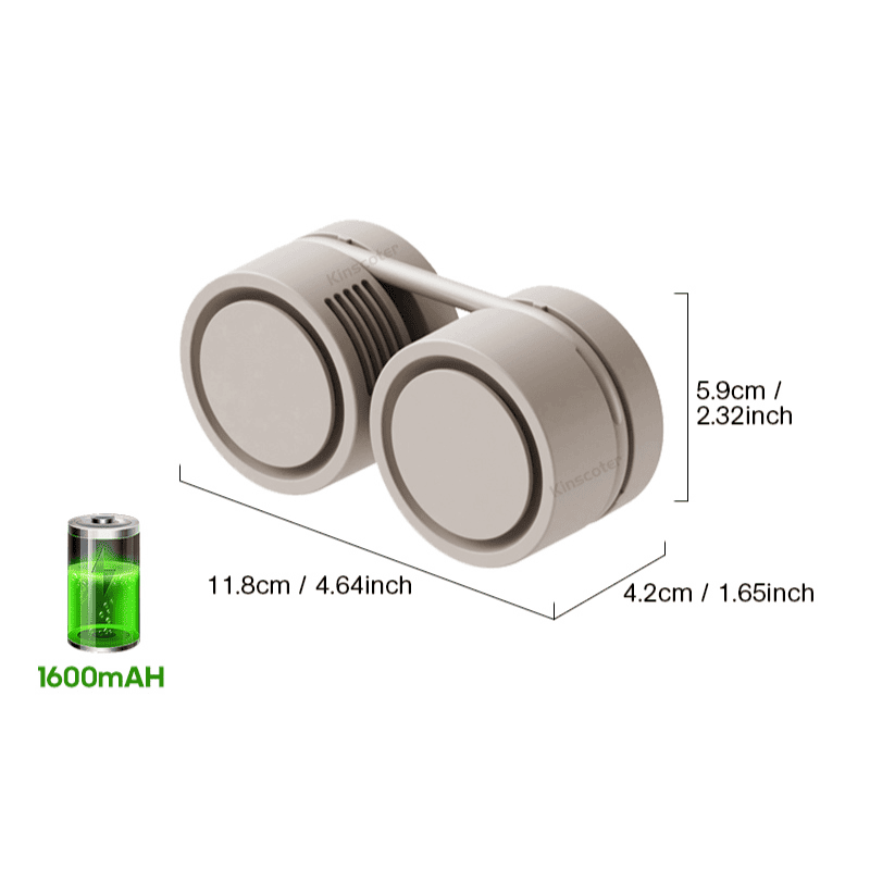 FLORANZA-AIR™ – Ventilateur de Cou Portable Rechargeable