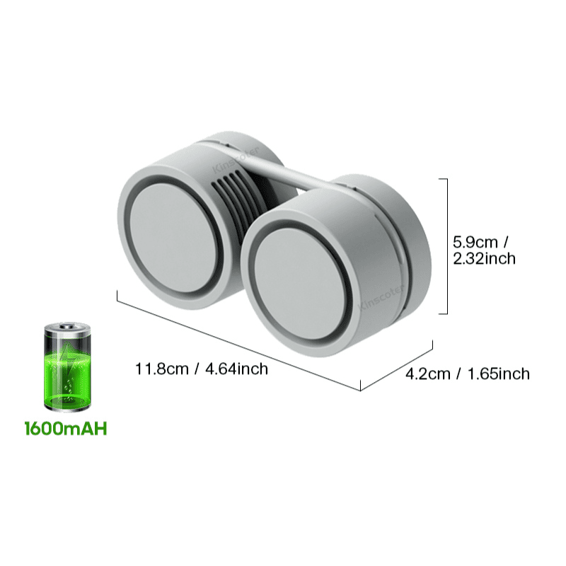 FLORANZA-AIR™ – Ventilateur de Cou Portable Rechargeable