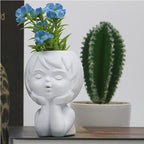 A Meaty Flowerpot In A Simple Office