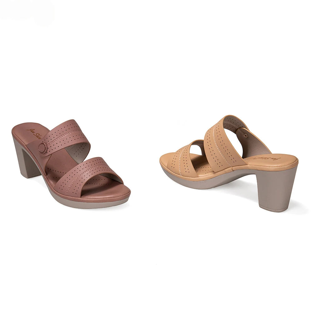 OEM Customized 2021 New Thick Heel High Heel Women Shoes Fashion Plus Size Ladies slippers Women Sandals