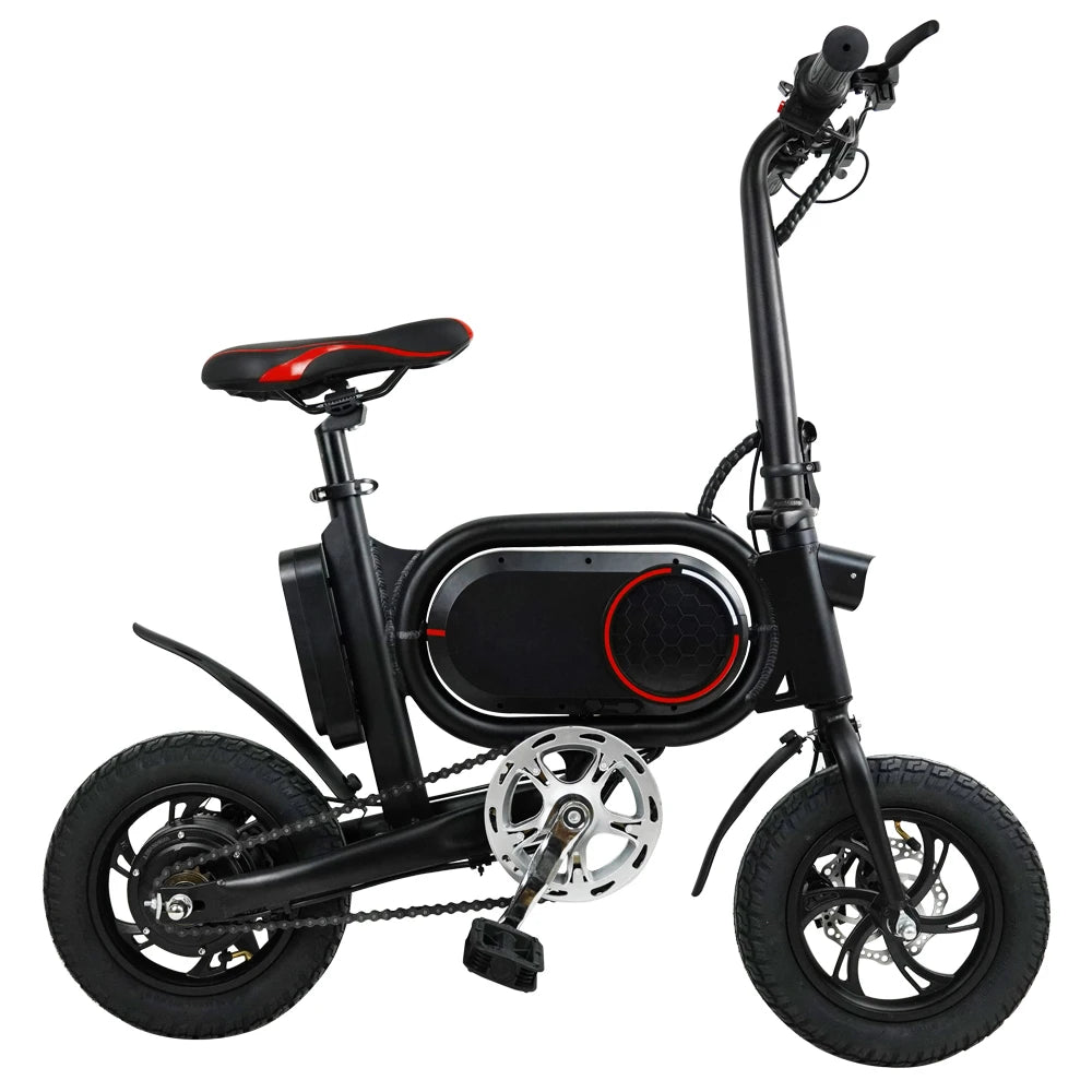 Buy Moter Powerful 350w Kids Folding Mini Ebike Walking Bike Electric Bicycle