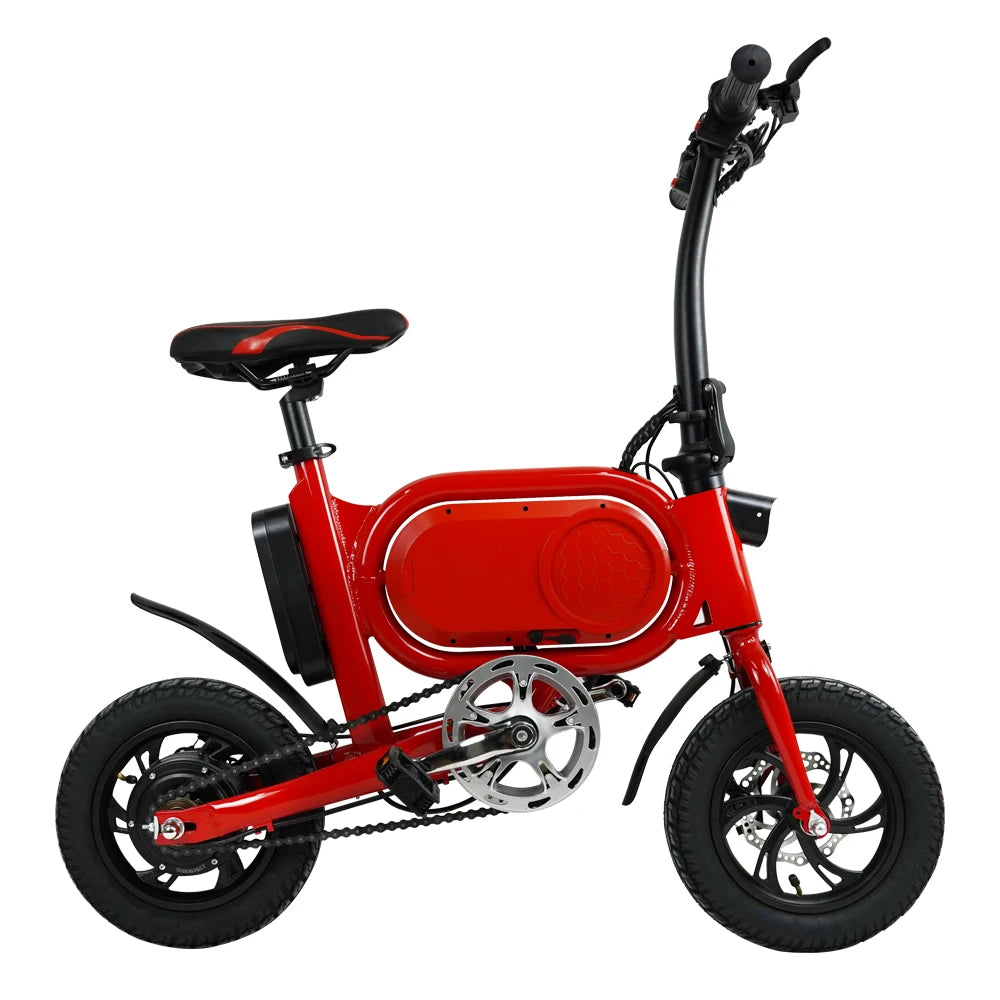 Buy Moter Powerful 350w Kids Folding Mini Ebike Walking Bike Electric Bicycle