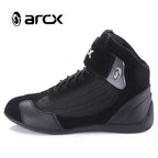 ARCX Men's Motorcycle Boots Moto Riding Boots Genuine Cow Leather Motorbike Touring Ankle Shoes Speed Riding Boots