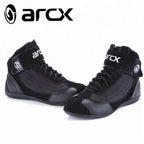 ARCX Men's Motorcycle Boots Moto Riding Boots Genuine Cow Leather Motorbike Touring Ankle Shoes Speed Riding Boots