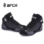 ARCX Men's Motorcycle Boots Moto Riding Boots Genuine Cow Leather Motorbike Touring Ankle Shoes Speed Riding Boots