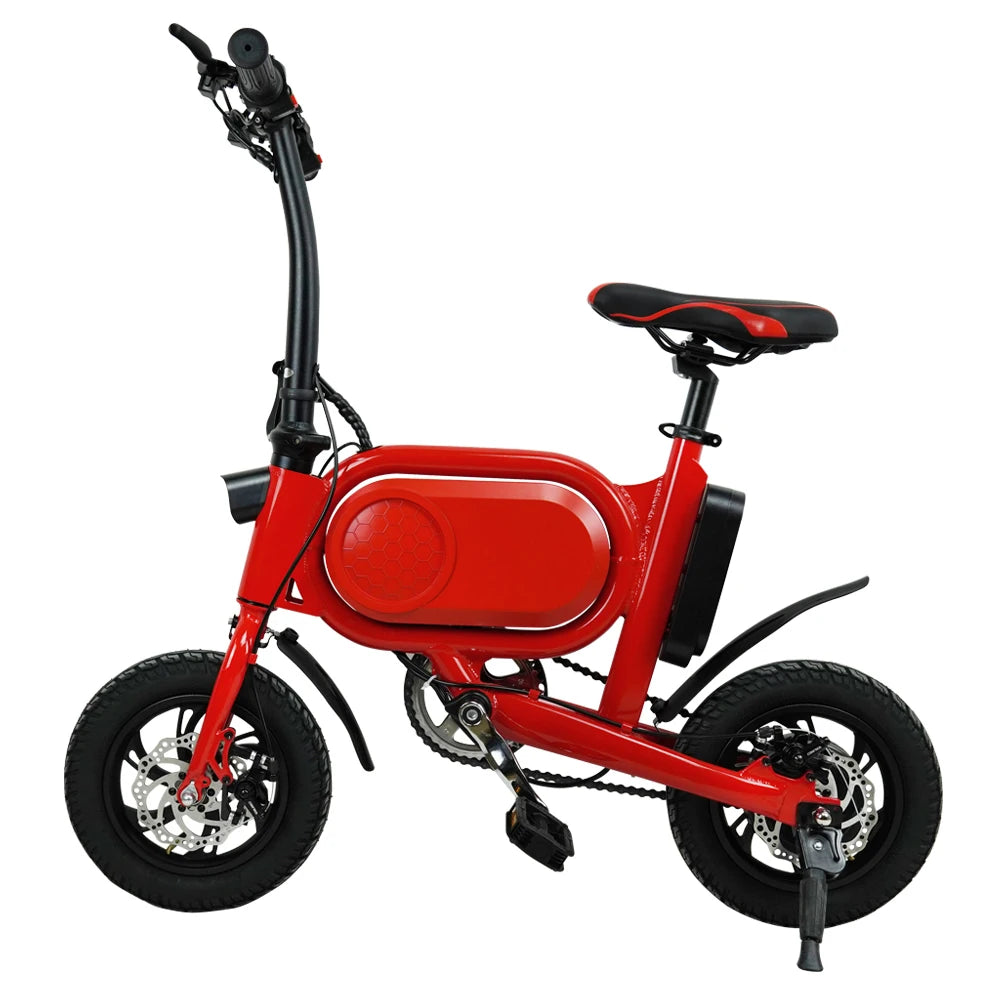 Buy Moter Powerful 350w Kids Folding Mini Ebike Walking Bike Electric Bicycle