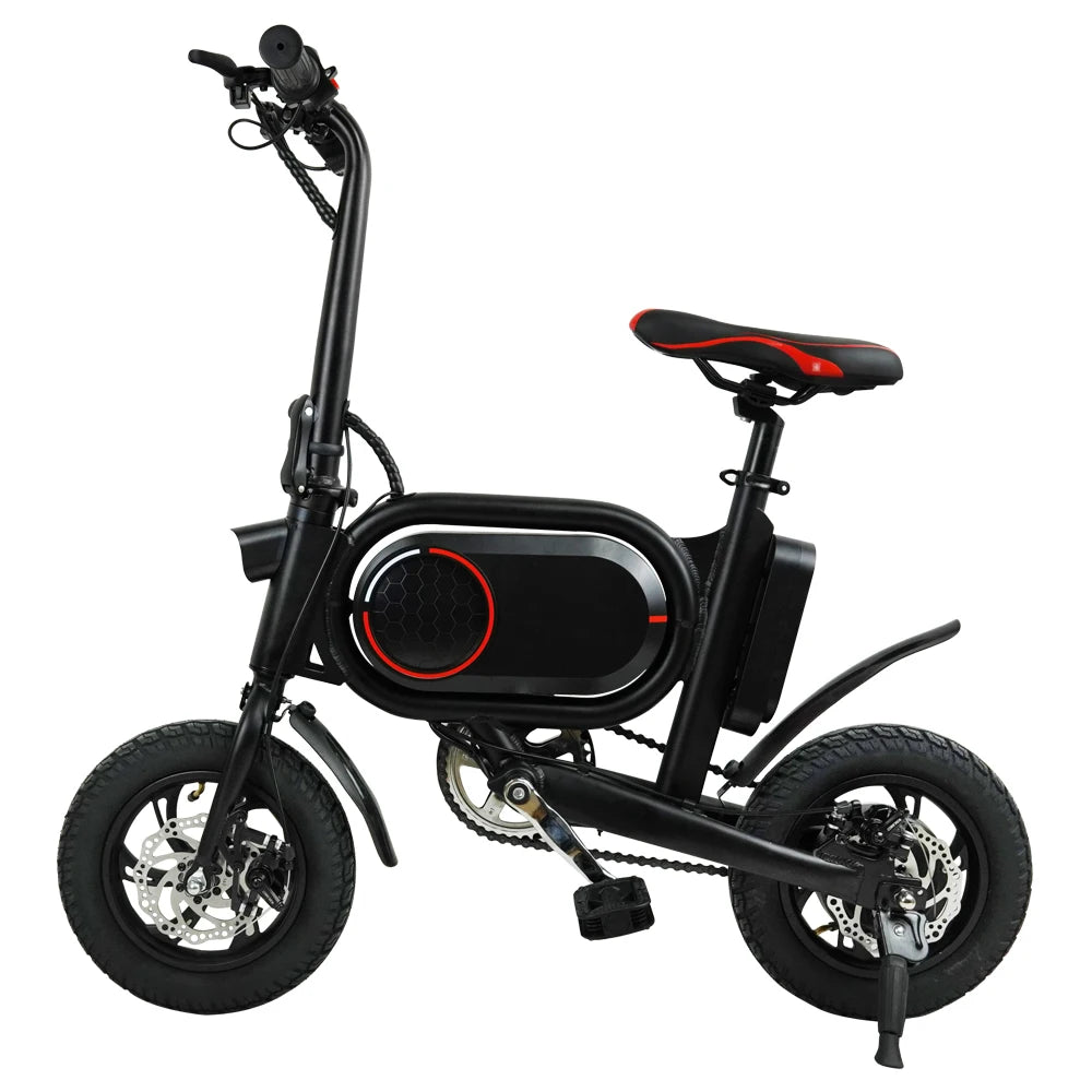 Buy Moter Powerful 350w Kids Folding Mini Ebike Walking Bike Electric Bicycle