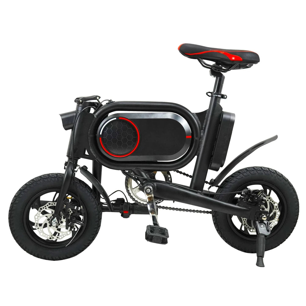 Buy Moter Powerful 350w Kids Folding Mini Ebike Walking Bike Electric Bicycle