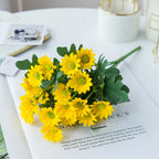 21 Heads Artificialflower Autumn Silk Daisy Bouquet Decor Vase Home Wedding Decor Household Products Holiday Party DIY gift box