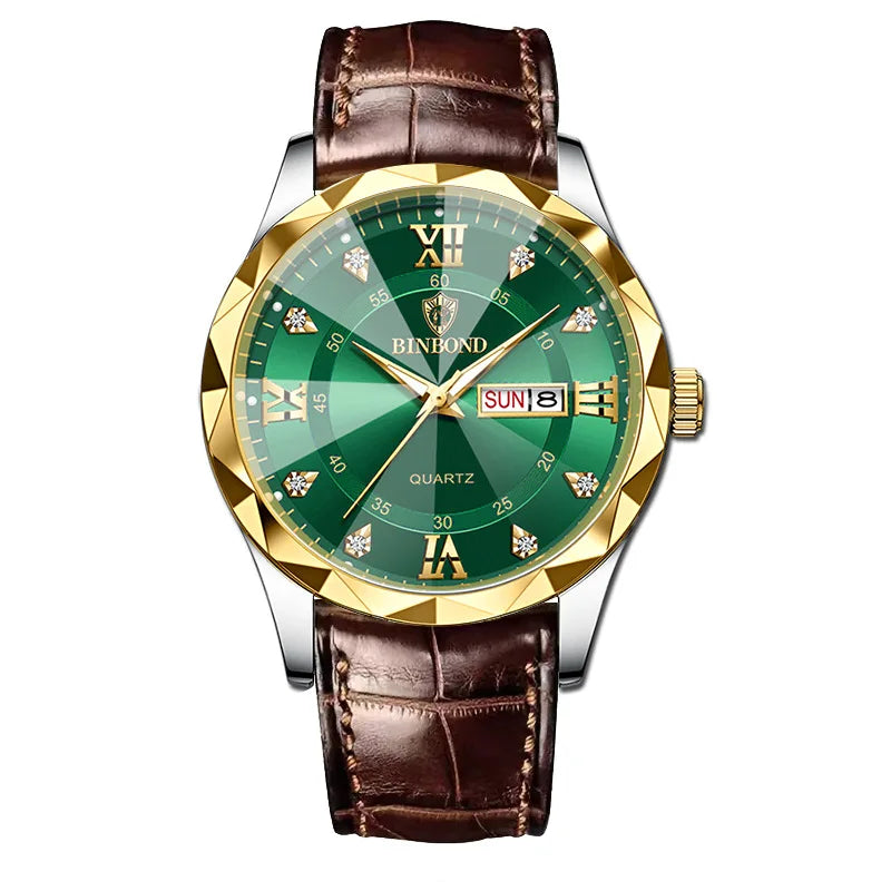 BINBONG B2521 2521 Luxury Quartz Watch Women Stainless  Waterproof Ladies Fashion Dress Wristwatch for Girlfriend Lovers Gift