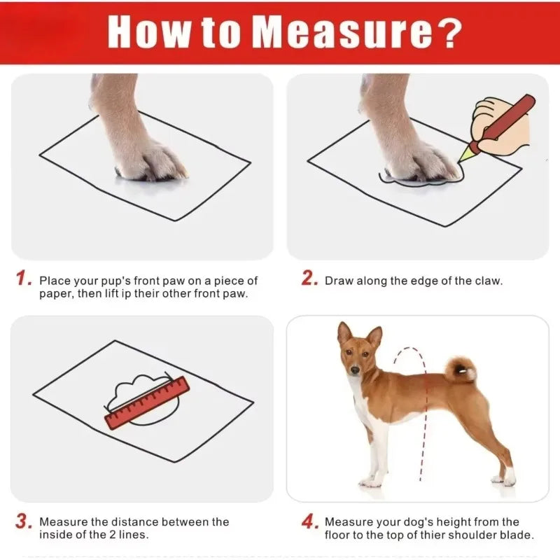 Dog Suspender Boots Tall Dog Boots Anti-Slip&Fall Waterproof Dog Shoes Leggings Winter Snow Rain Hiking Paws Protector