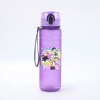 650ML KPop Demon Hunters Water Cup Trend Simple Frosted Sports Water Cup Boys Girl Portable Drop-proof Outdoor Fitness Jug Gift