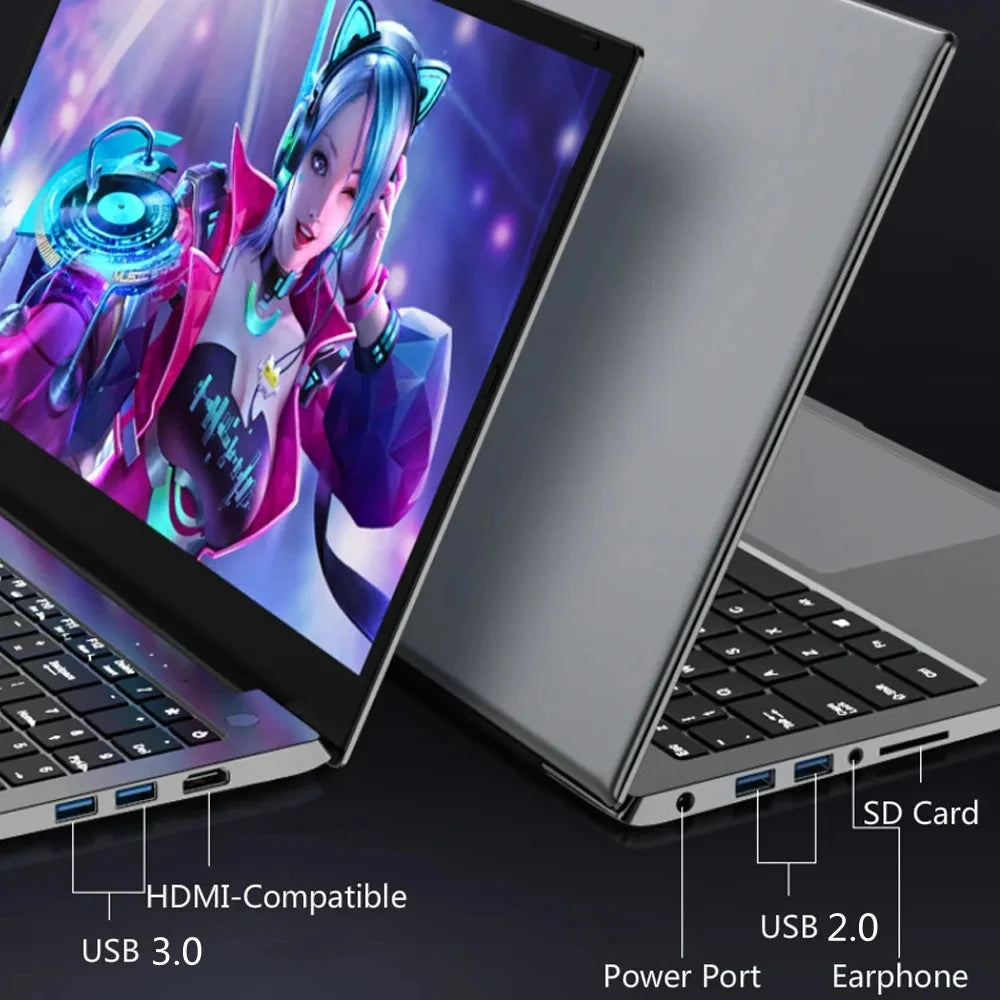 12th Gen i7 i5 15.6 Inch IPS Gaming Laptop i9 10880H i7 1260P NVIDIA MX550 2G NVMe Windows 11/10 Fingerprint Ultrabook Notebook