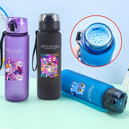 650ml KPop Demon Hunting Series Water Bottle Pop-up Lid Hot Movies Frosted Drink Cup Leak Proof Portable Tour Hiking Sports Gift