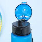 650ml Move K-Pop Demon Hunters Water Bottle Cute Letter A-Z Printed Portable Fitness Drink Container Fashion Girls Birthday Gift