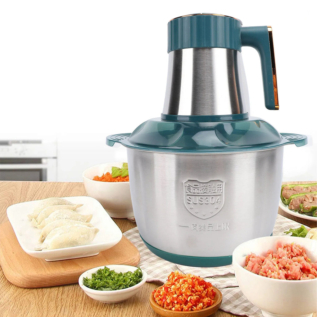 Electric Meat Grinder 500W 5L Stainless Steel Multifunctional Food Processor Meat Blender for Vegetables Fruits and Nuts