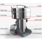 2500g Swing Type Safety Electric Grain Grinder Mill High-speed Spice Mill Commercial Powder Machine Dry Cereals Grinder