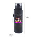 650ml KPop Demon Hunting Series Water Bottle Pop-up Lid Hot Movies Frosted Drink Cup Leak Proof Portable Tour Hiking Sports Gift