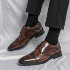 2022 High Quality Handmade Oxford Dress Shoes Men Genuine Cow Leather Suit Shoes Footwear Wedding Formal Italian Shoes Casual