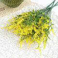 Artificial Flower Plastic Lavender Fake Plant Wedding Home Garden Decoration Bridal Bouquet Photography Props Household Products