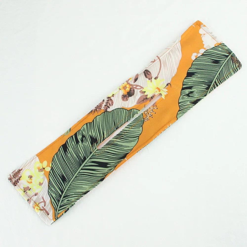 Deft Bun Hair Band DIY Donut Maker Girls Women Print Knotted Flexible Twister Styling Tool Headband Curler Hair Accessories