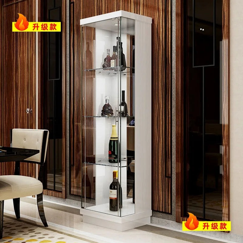 Customized. Y Ying 3 2025 New Wine Cabinet European Style Glass Wine Cabinet Wall Dining Room Sideboard Storage Curio Cabinet Li