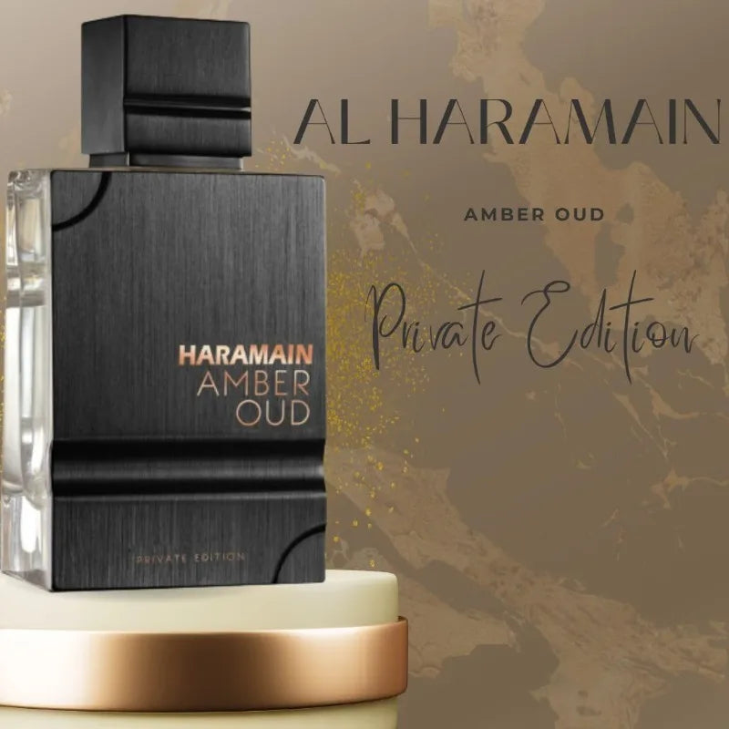 Al Haramain Amber Oud Private Edition Eau de Parfum Spray for Unisex 60ml Original Arab Perfumes Noble Lasting Pheromone Perfume
