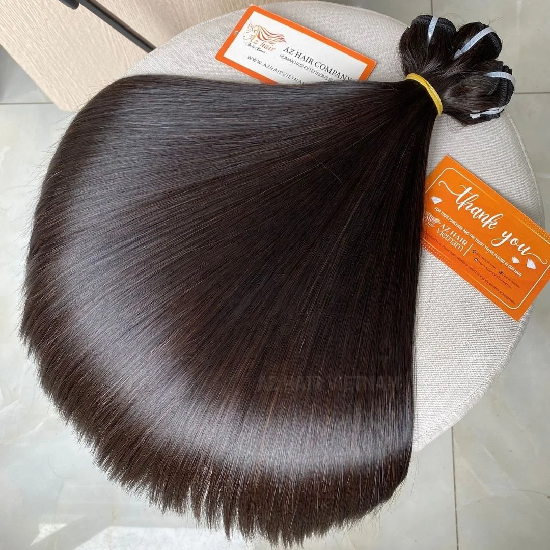 Bundles Vietnamese Human Hair 100% Human Hair Bone Straight Weft Hair Extensions Wholesale Price From Factory