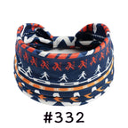 Boho Headbands for Women Knotted Wide Headwrap Turban Yoga Workout Head Bands Stretch Hiarbands Cotton Bandana Hair Accessories