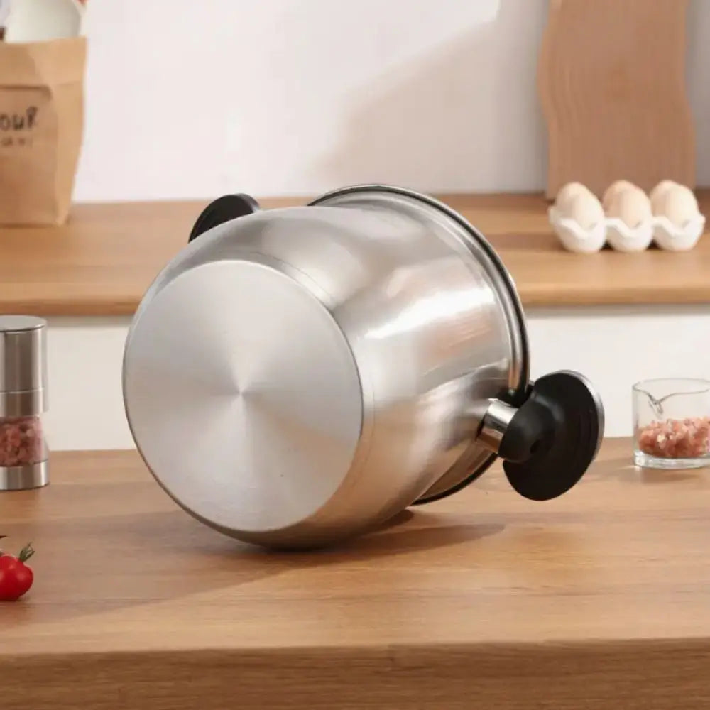 Durable 304 Stainless Steel Micro-Pressure Cooker Non-Stick Large Capacity Stockpot Anti-scalding 8 L Stew Pot Soup