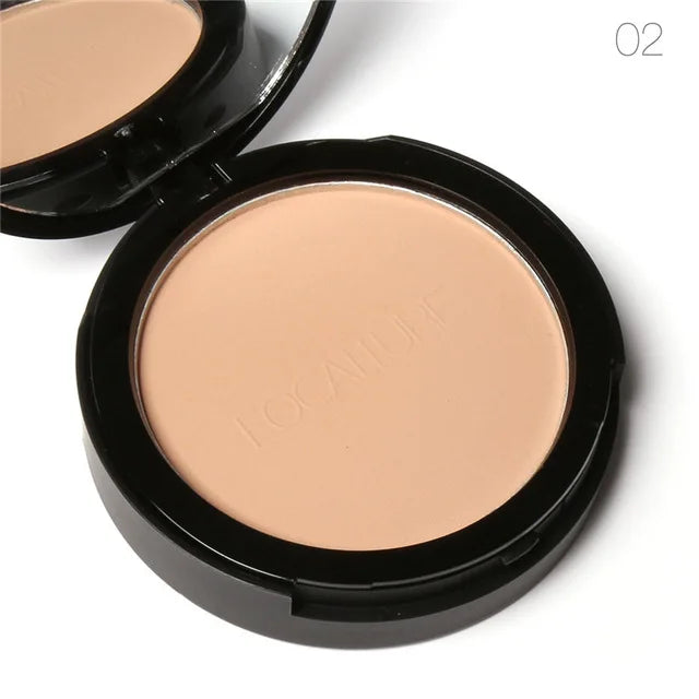Focallure Mineral Face Pressed Powder 3 Colors Waterproof Natural Concealer Contouring Makeup Face Powder Oil Control