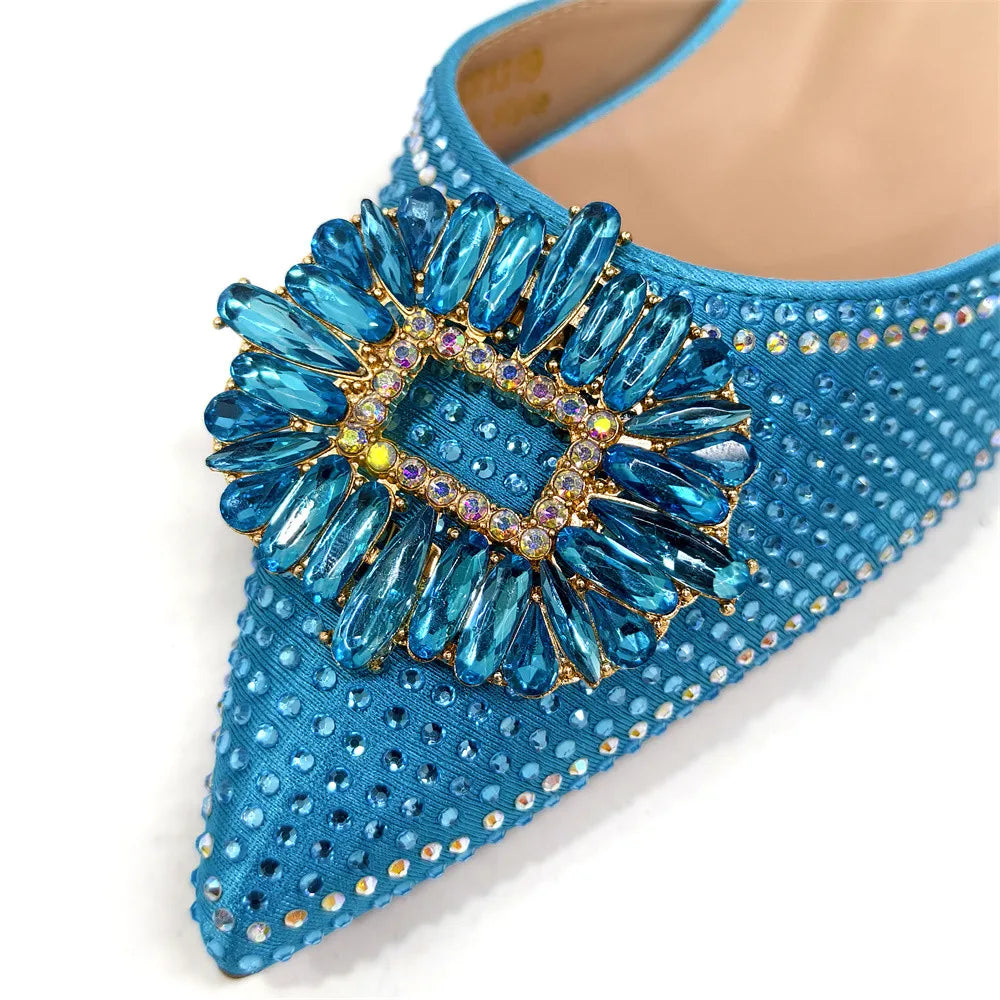 Nigerian Women's Sandals High-quality Italian Style African Women's Sandals Designer Brand-name Luxury Shoes 2025 Women Shoes