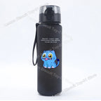 650ml KPop Demon Hunting Series Water Bottle Pop-up Lid Hot Movies Frosted Drink Cup Leak Proof Portable Tour Hiking Sports Gift