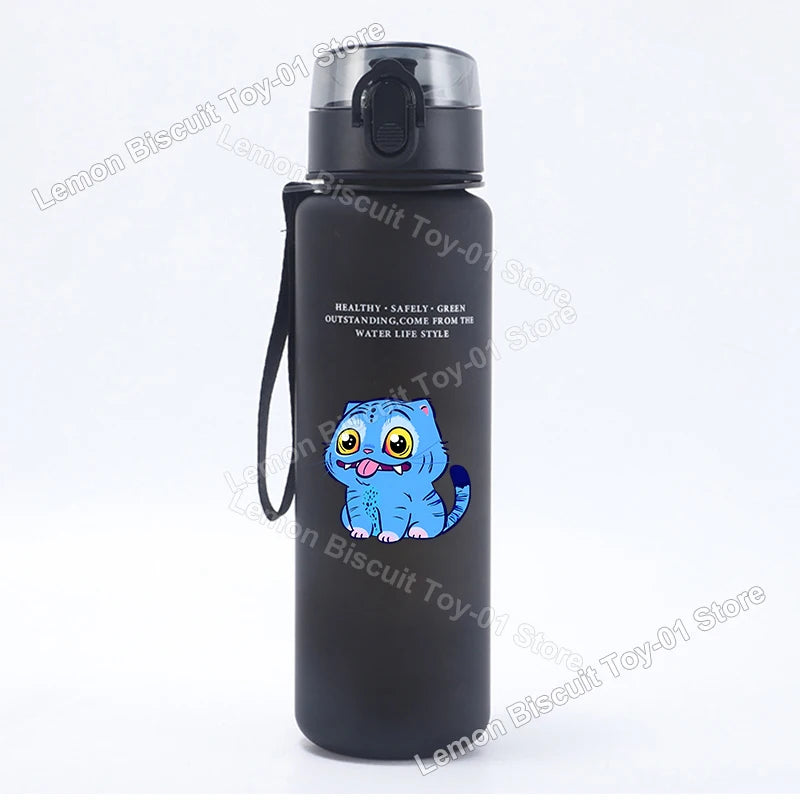 650ml KPop Demon Hunting Series Water Bottle Pop-up Lid Hot Movies Frosted Drink Cup Leak Proof Portable Tour Hiking Sports Gift