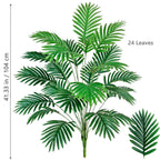 53-123cm  Artificial Palm Tree Tropical Fake Plant Green Plastic Palm Leaf Branches Suitable for Home Garden Decoration