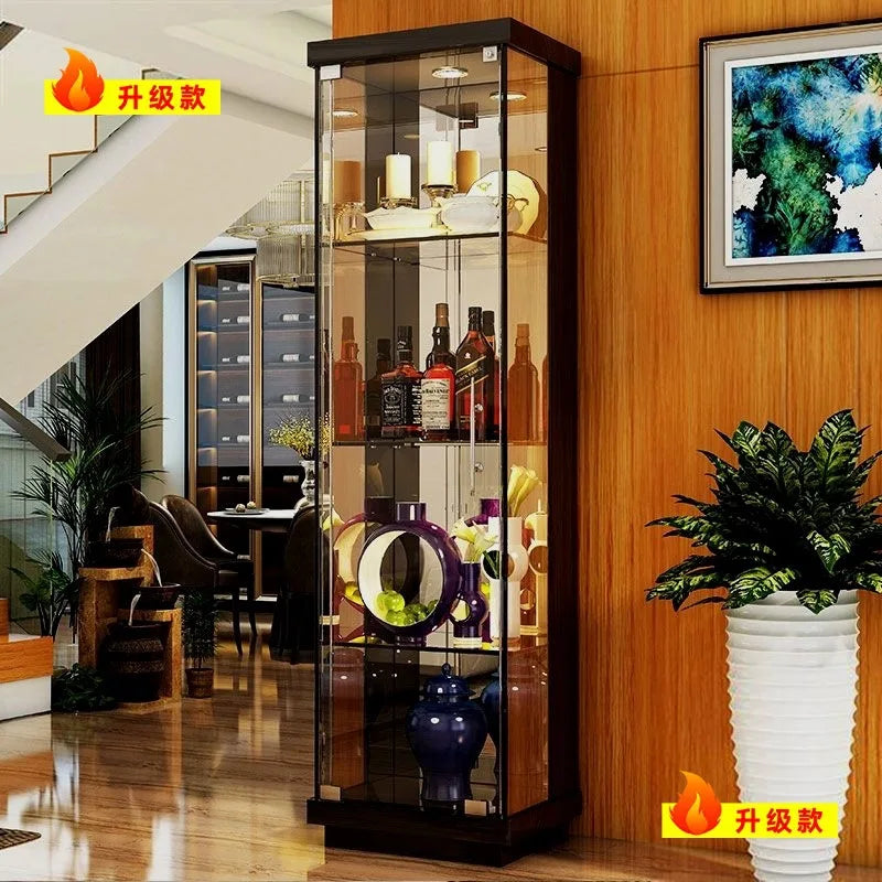 Customized. Y Ying 3 2025 New Wine Cabinet European Style Glass Wine Cabinet Wall Dining Room Sideboard Storage Curio Cabinet Li