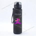 650ml KPop Demon Hunting Series Water Bottle Pop-up Lid Hot Movies Frosted Drink Cup Leak Proof Portable Tour Hiking Sports Gift