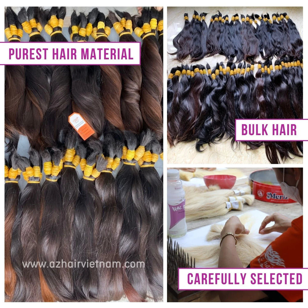 Bundles Vietnamese Human Hair 100% Human Hair Bone Straight Weft Hair Extensions Wholesale Price From Factory