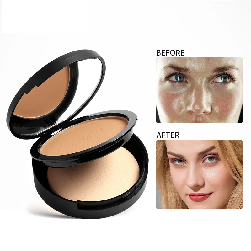 Focallure Mineral Face Pressed Powder 3 Colors Waterproof Natural Concealer Contouring Makeup Face Powder Oil Control