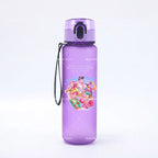 650ML KPop Demon Hunters Water Cup Trend Simple Frosted Sports Water Cup Boys Girl Portable Drop-proof Outdoor Fitness Jug Gift