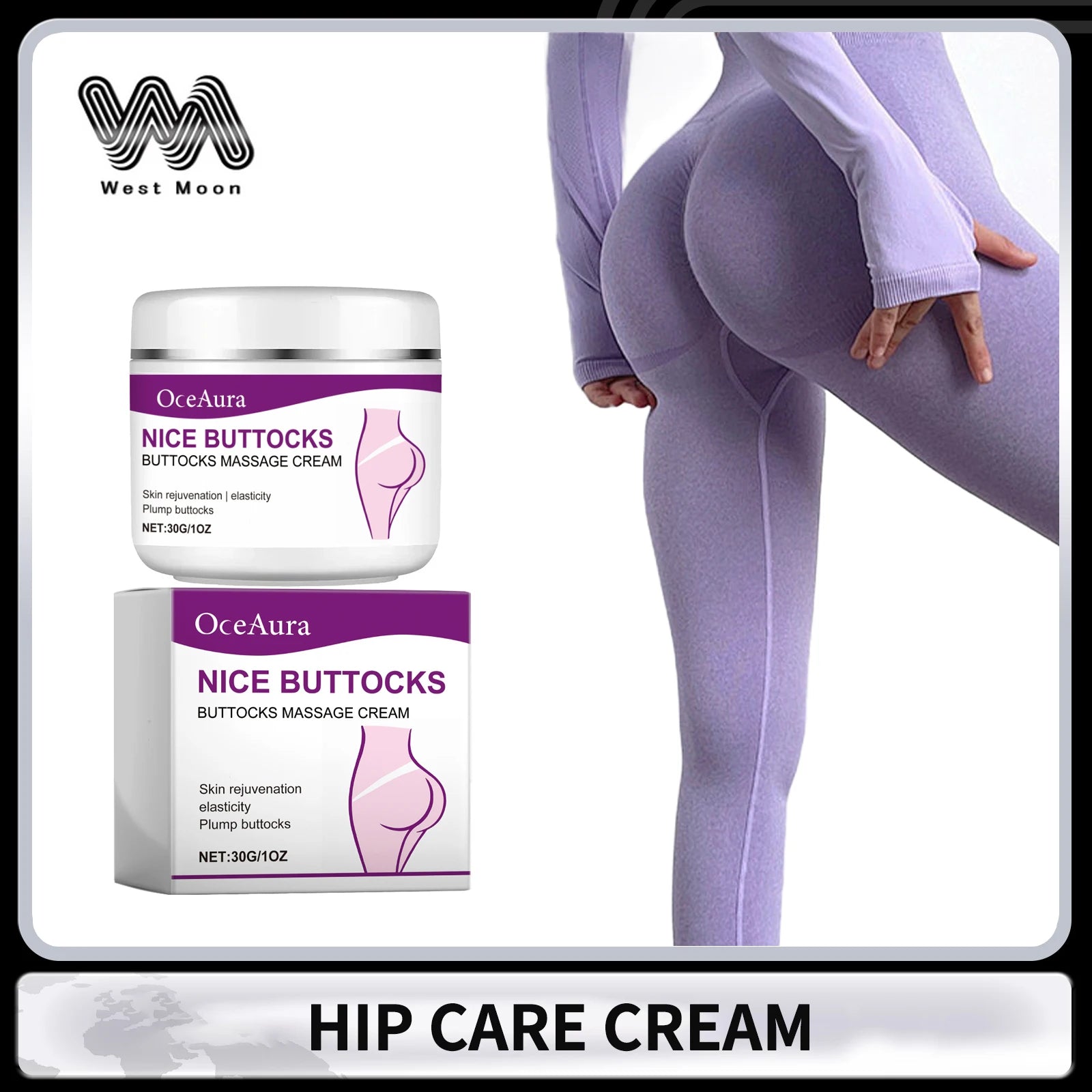 Hip Firming Cream Butt Lift up Big Ass Prevent Sag Buttock Enlargement Cream Improve Sagging Shaping Sexy Body Care for Women