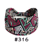 Boho Headbands for Women Knotted Wide Headwrap Turban Yoga Workout Head Bands Stretch Hiarbands Cotton Bandana Hair Accessories