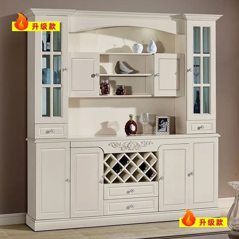 Customized. Y Ying 3 2025 New Wine Cabinet European Style Glass Wine Cabinet Wall Dining Room Sideboard Storage Curio Cabinet Li