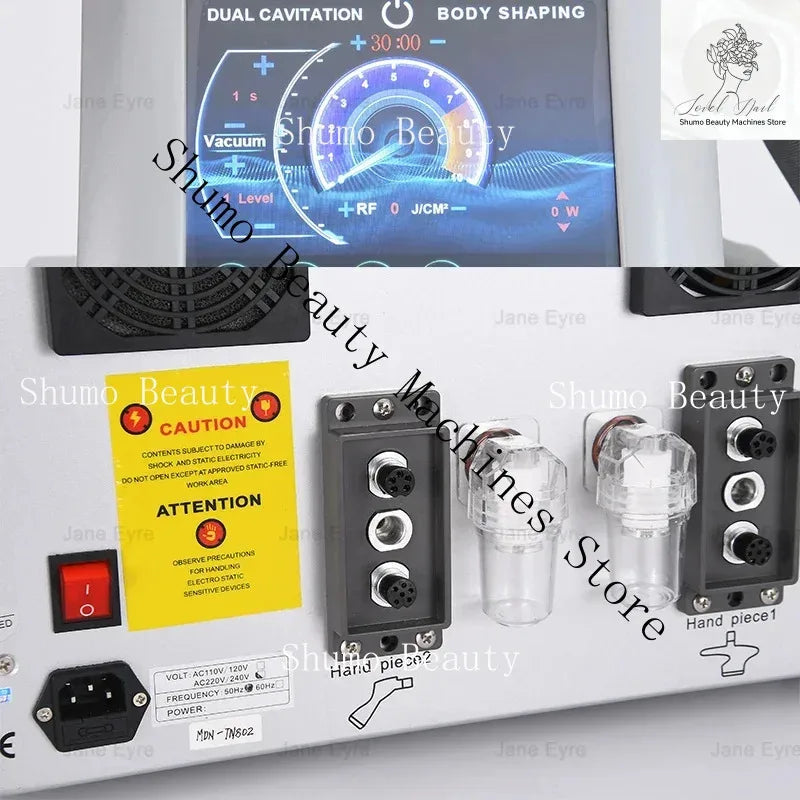 Mini Multifunction Cryolipolysis Cavitation RF Vacuum Roller Slimming Massager Body Shaping Machine for Home Use