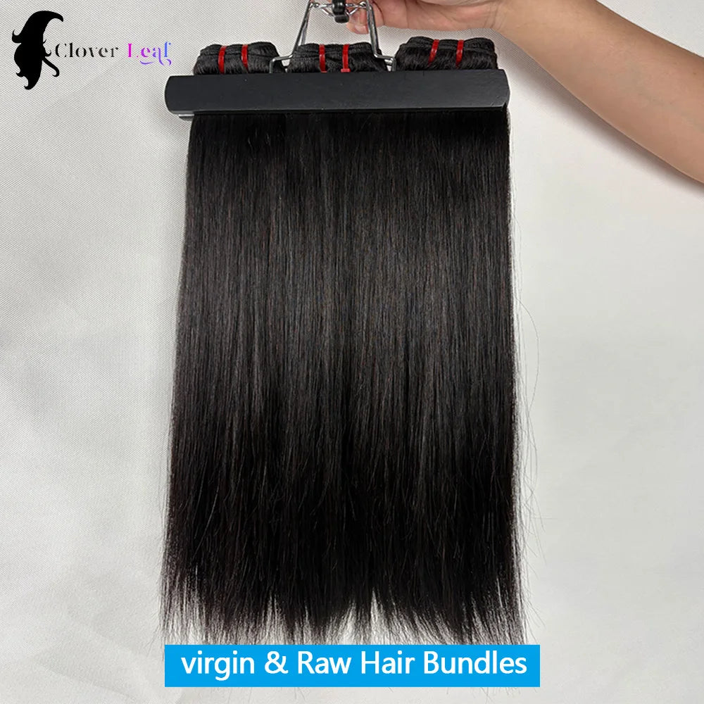 15A Double Drawn Human Hair Bundles Vietnamese Raw Hair Bundles 100% Human Hair Straight Bundles Unprocessed Hair Extensions