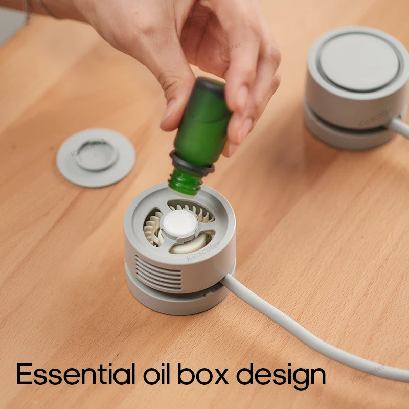 Ventilateur de Cou 1600mAh - Portable Sans Pales Rechargeable USB Mini Électrique