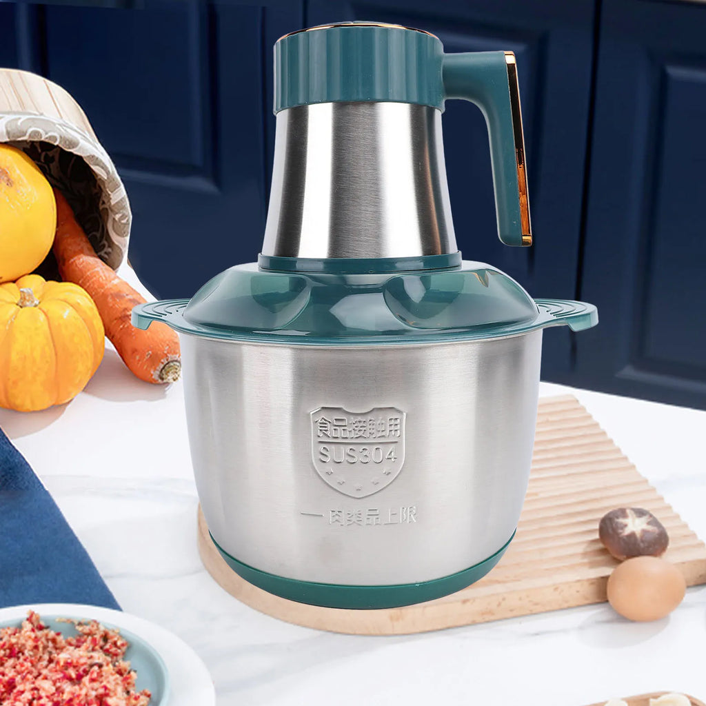 Electric Meat Grinder 500W 5L Stainless Steel Multifunctional Food Processor Meat Blender for Vegetables Fruits and Nuts