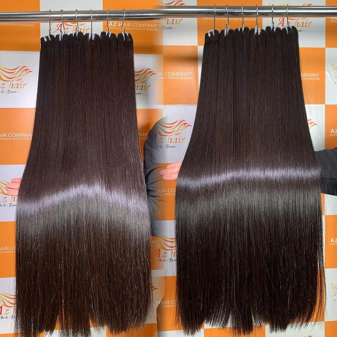 Bundles Vietnamese Human Hair 100% Human Hair Bone Straight Weft Hair Extensions Wholesale Price From Factory