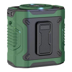 4000mAh Waist Clip Fan Rechargeable Personal Wearable Belt Clip Fan Portable Powerbank Flashlight Fan for Outdoor Camping Hiking