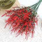Artificial Flower Plastic Lavender Fake Plant Wedding Home Garden Decoration Bridal Bouquet Photography Props Household Products
